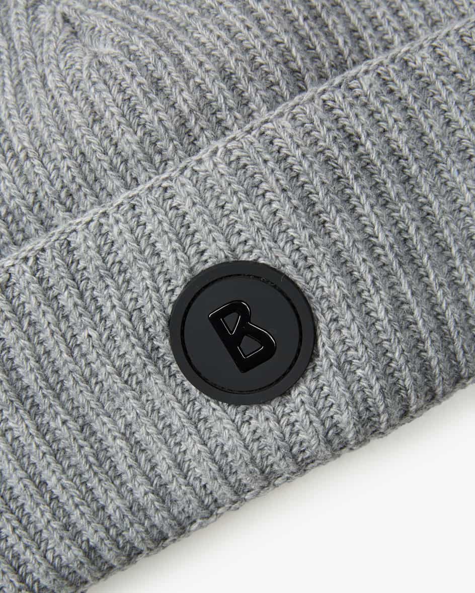 Image 2 for Gustav knitted hat made from a virgin wool and cashmere blend One size fits all