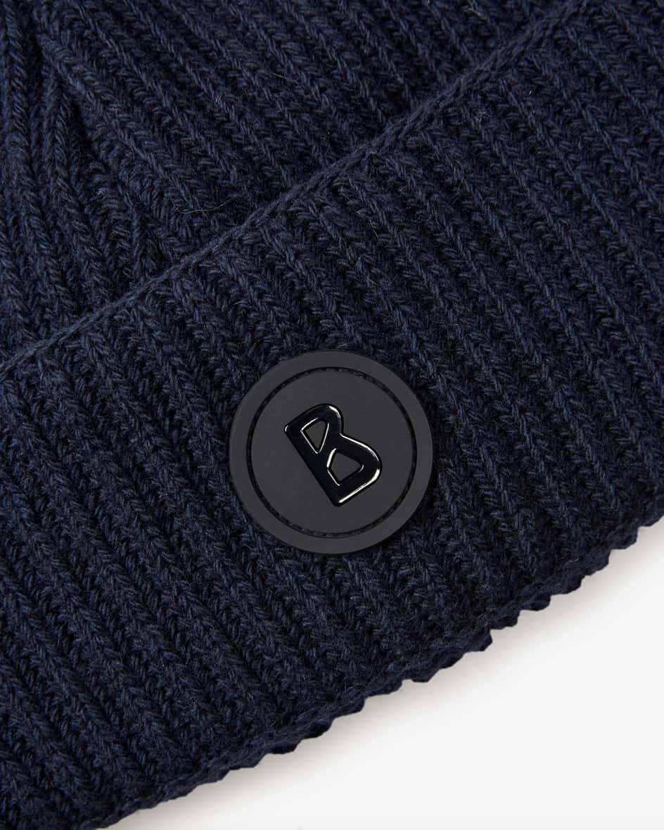 Image 2 for Gustav knitted hat made from a virgin wool and cashmere blend One size fits all