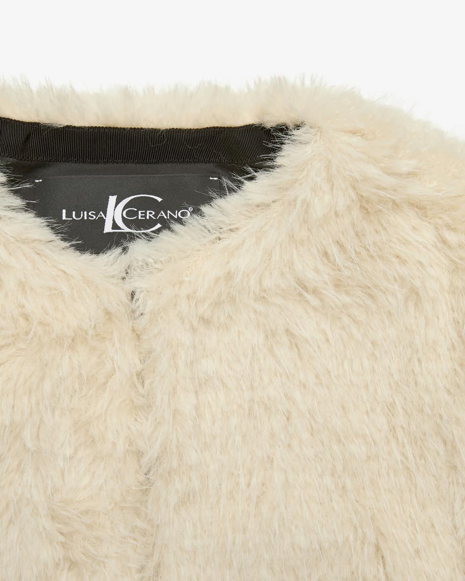 Image 2 for Faux fur jacket 38