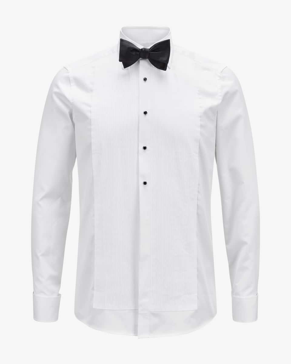 Bild 2 für Smokinghemd Slimline Biesen/Studs 38