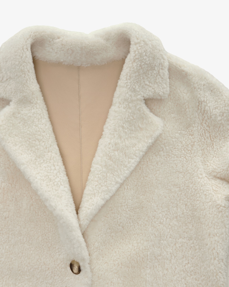 Image 2 for Luceram reversible lambskin coat  