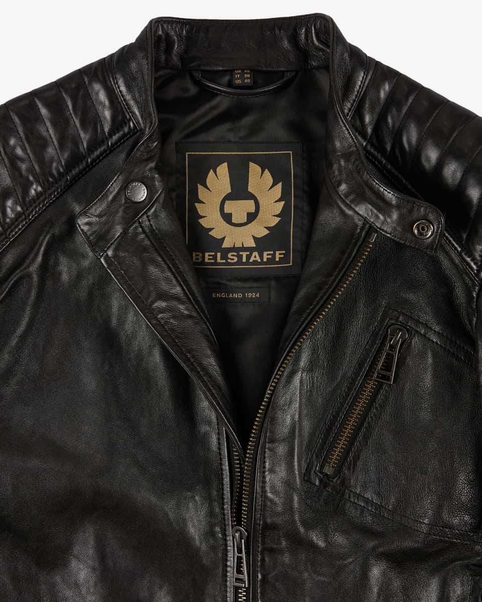 Bild 2 für Racer Lederjacke  46