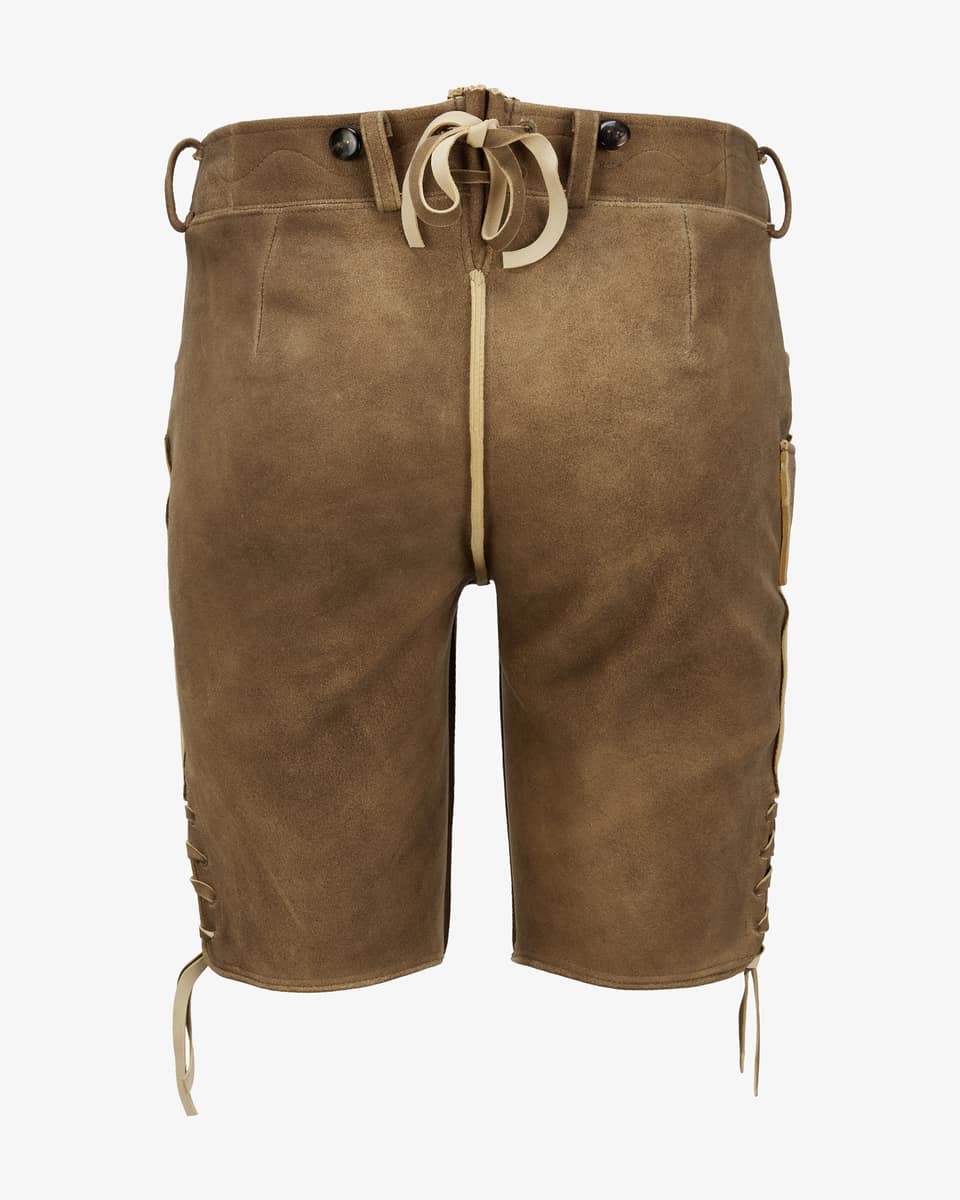 Bild 2 für Herzog Albrecht Lederhose aus sämisch gegerbtem Ziegenleder 26