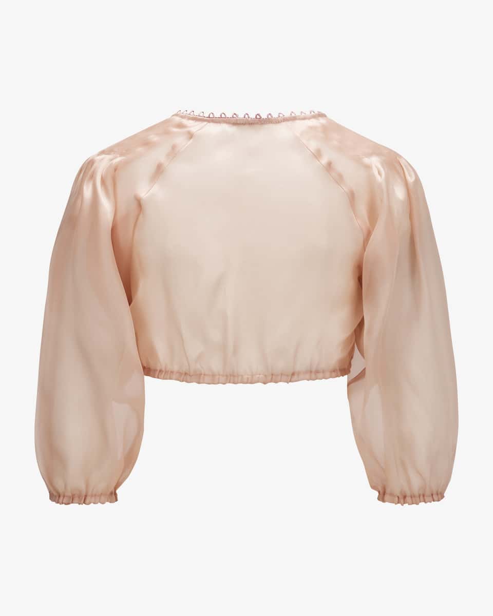 Image 2 for Silk dirndl blouse 44