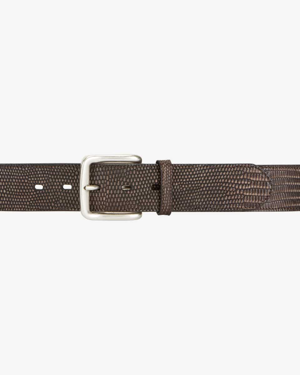 Image 2 for Iguana Old leather belt  90