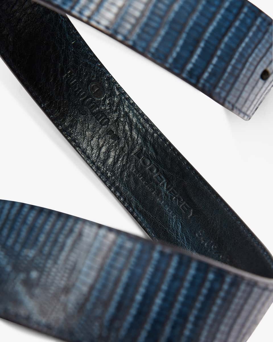 Image 2 for Iguana Old leather belt  90