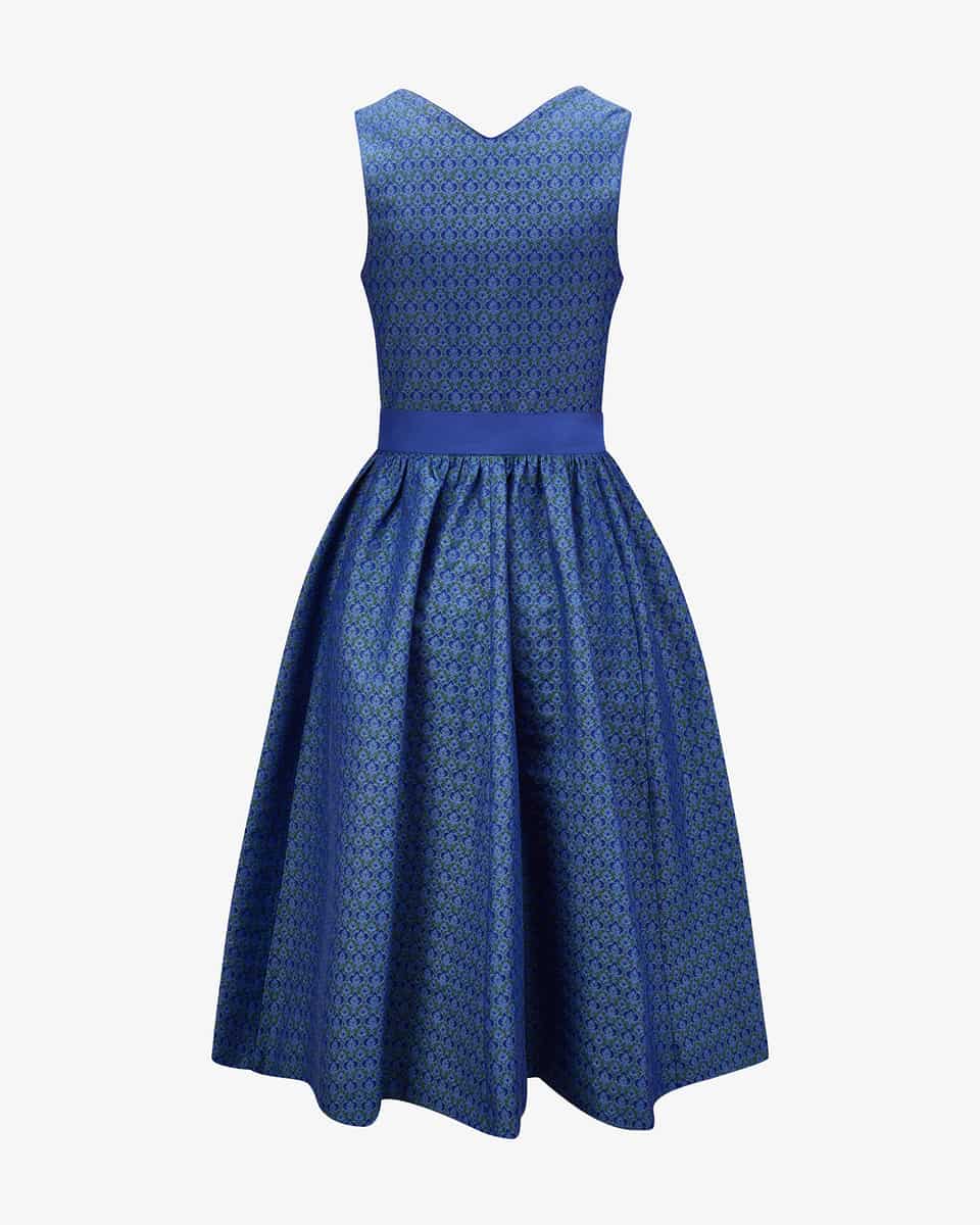 Bild 2 für Midi-Dirndl mit Seidenschürze 40