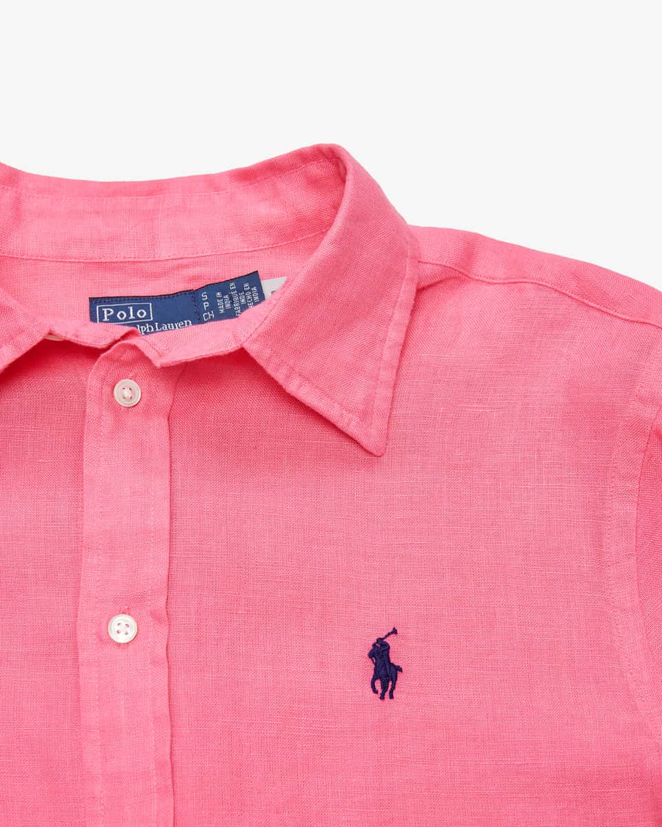 Image 2 for Classic fit linen shirt blouse  S