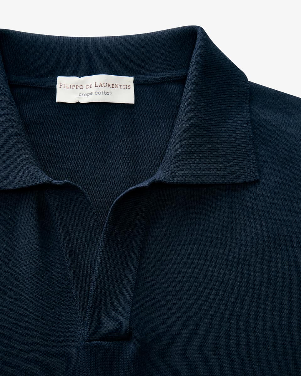 Bild 2 für Strick-Poloshirt 52