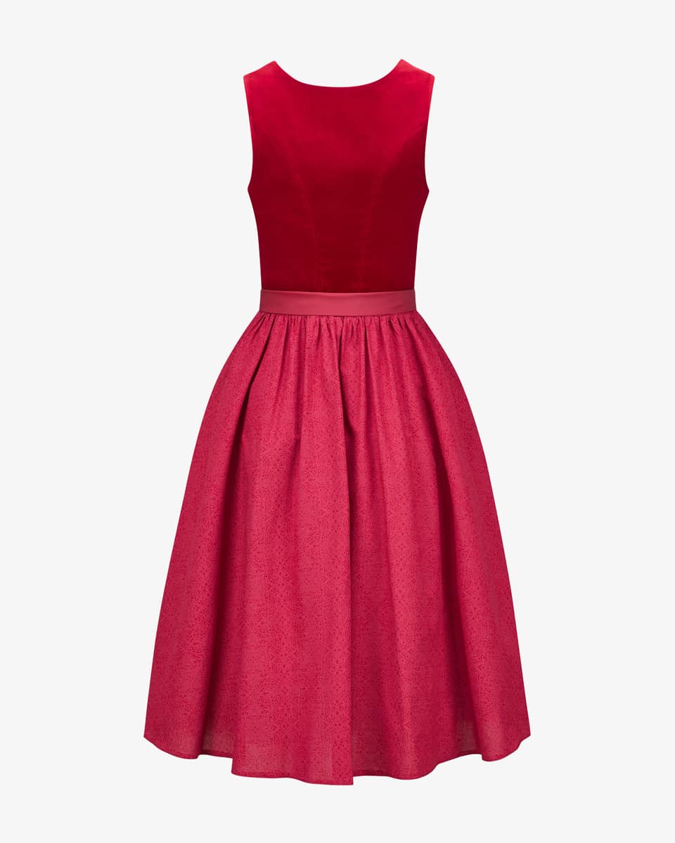 Bild 2 für Midi-Wiesndirndl mit Schürze  42