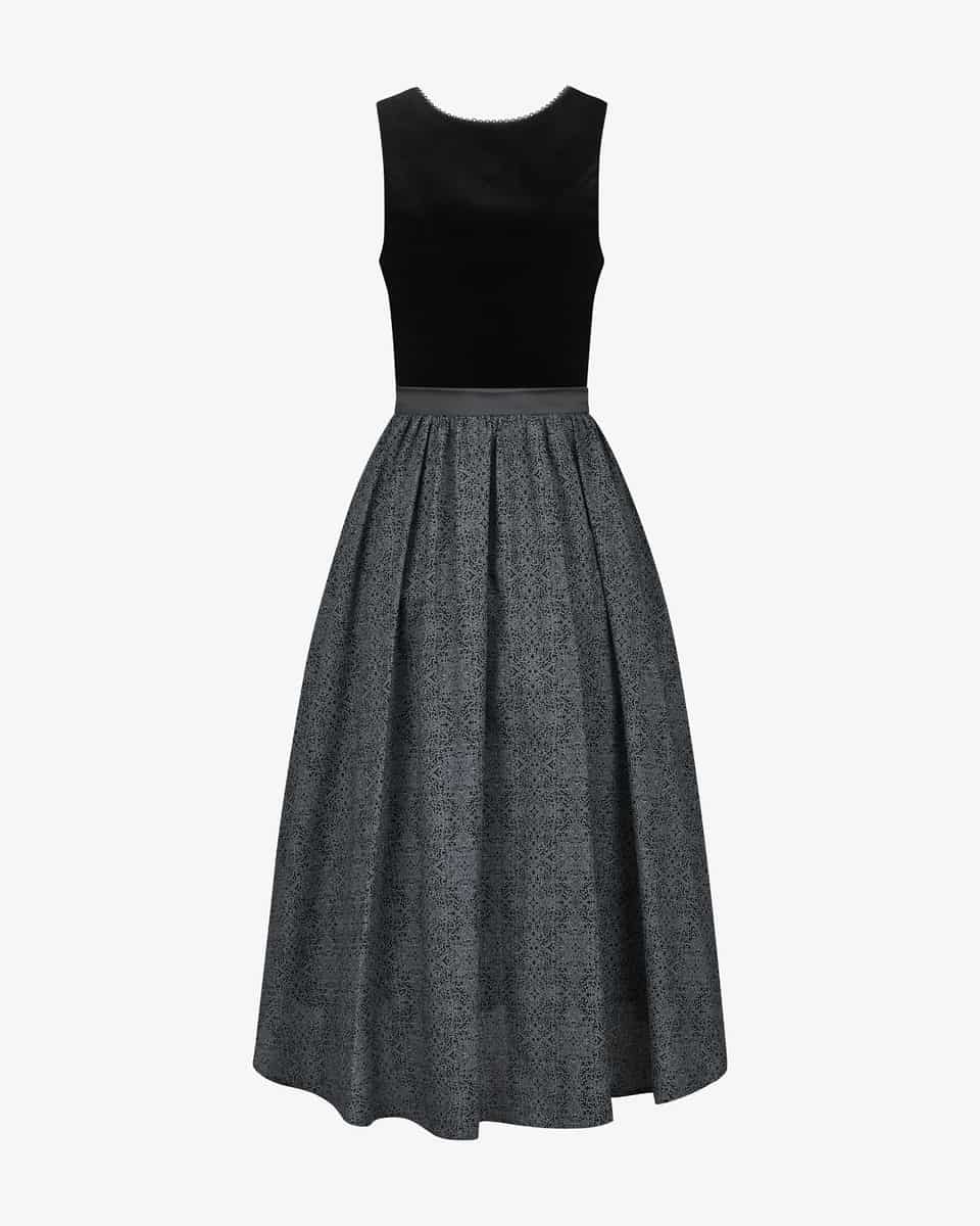 Bild 2 für Wiesndirndl lang mit Schürze  42