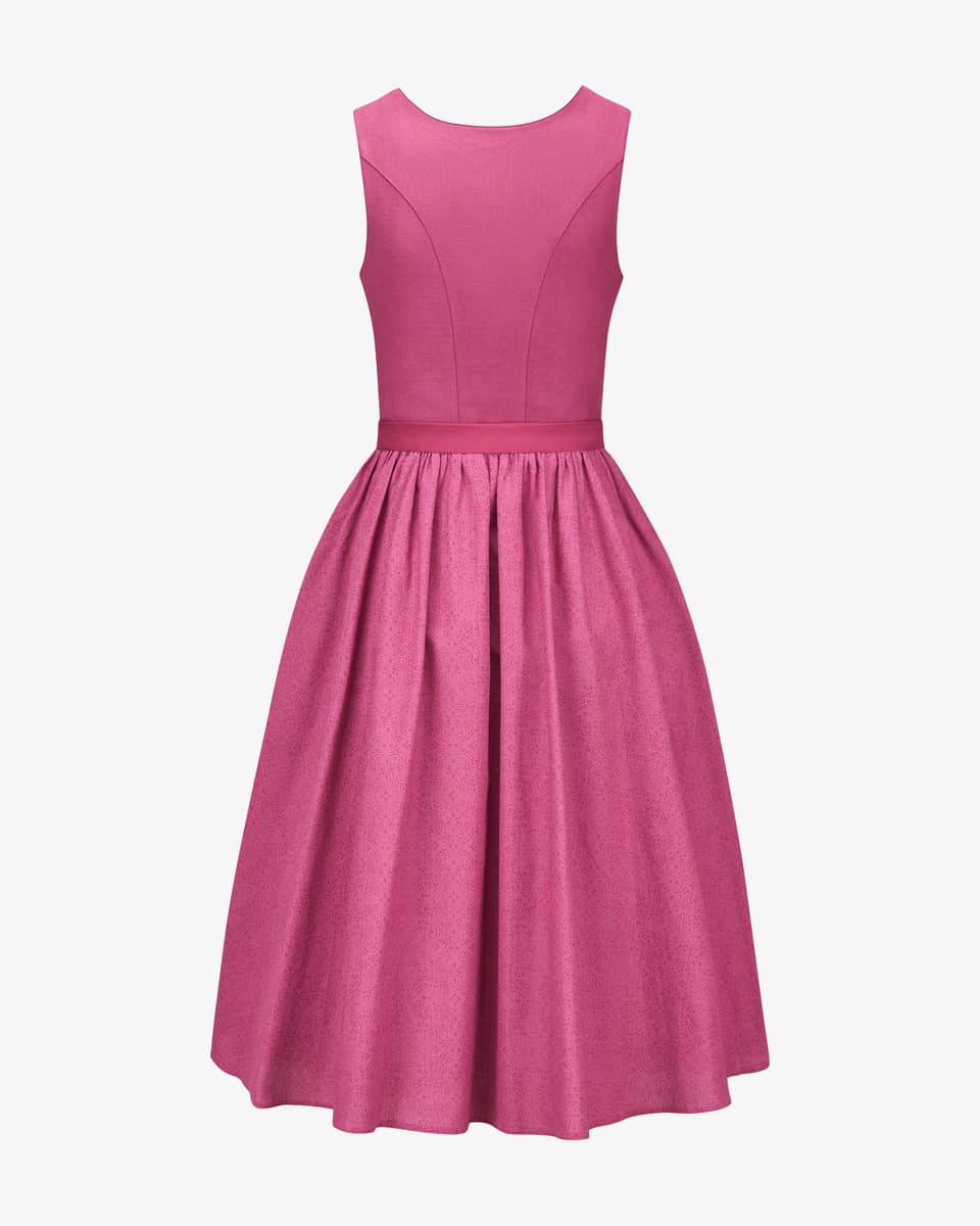 Bild 2 für Midi-Wiesndirndl mit Schürze  42