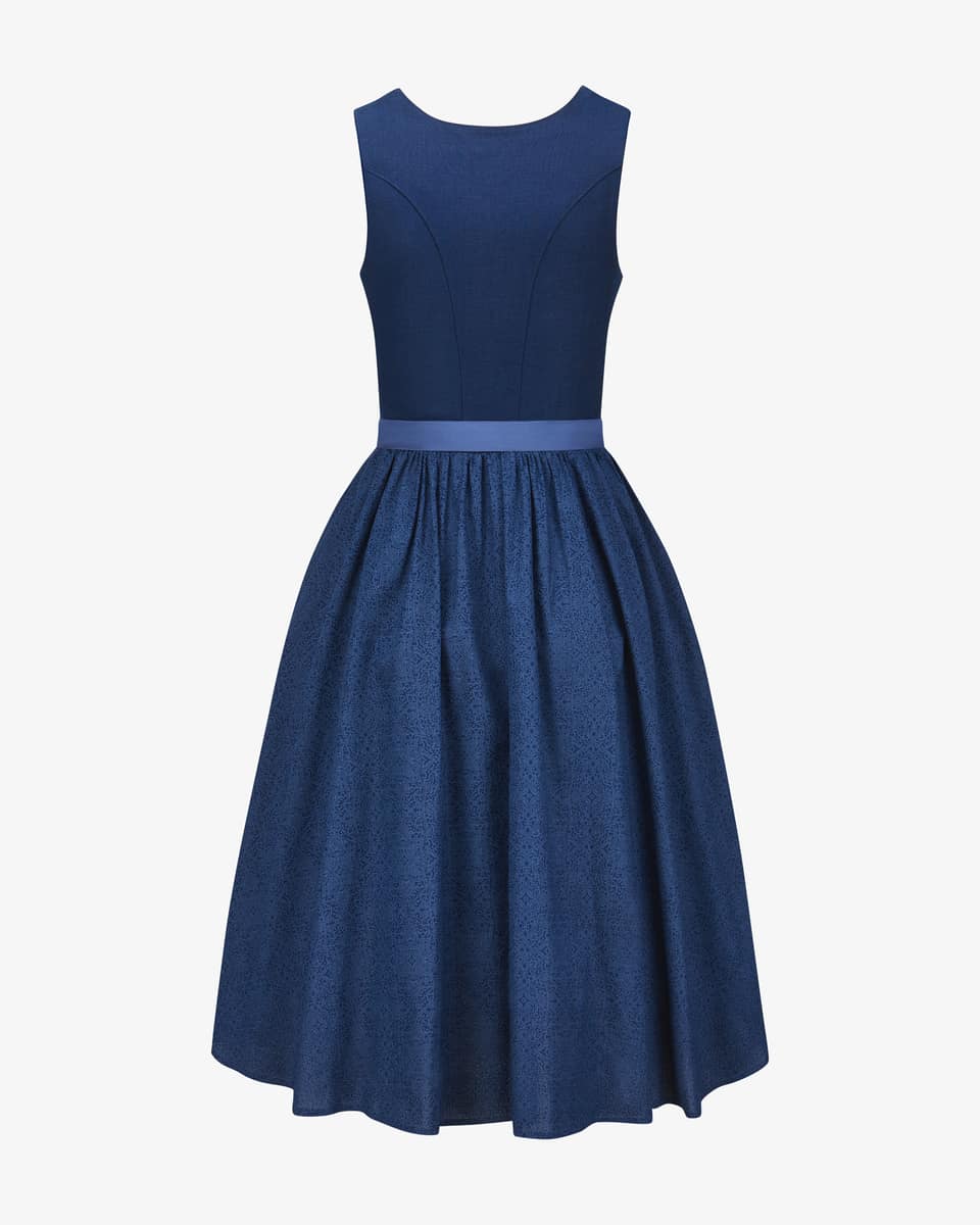 Bild 2 für Midi-Wiesndirndl mit Schürze  42