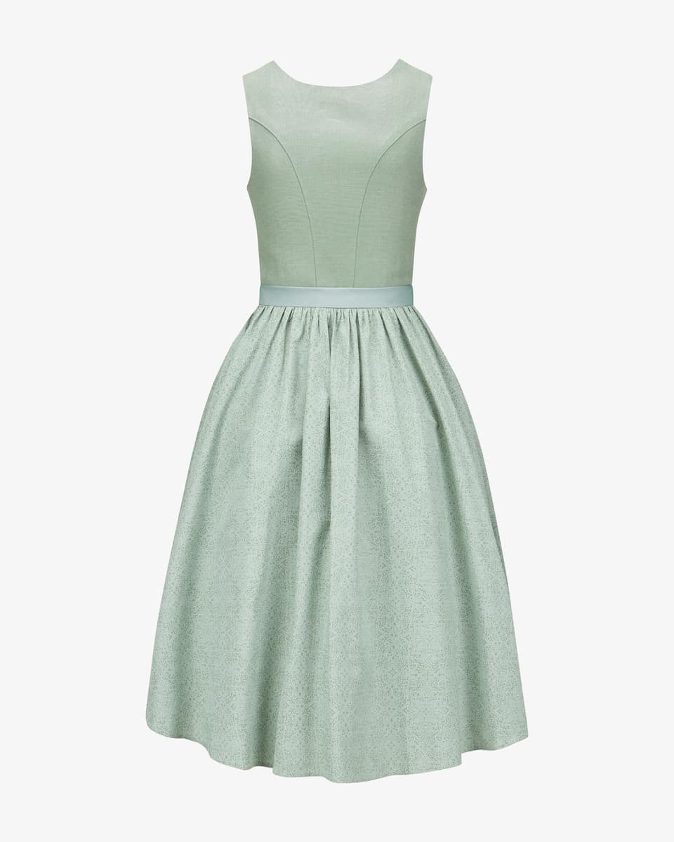 Bild 2 für Midi-Wiesndirndl mit Schürze  42