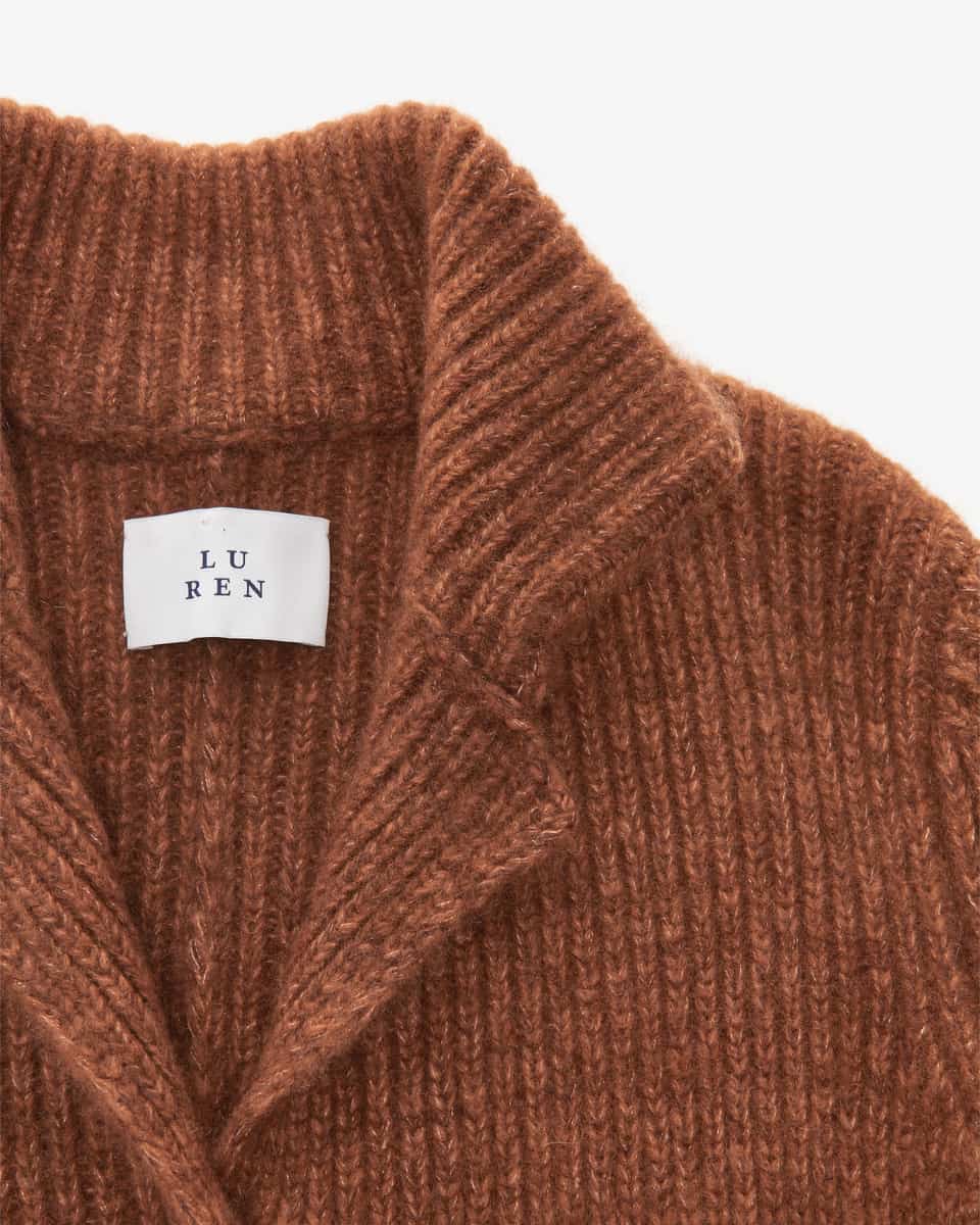 Bild 2 für Mawes Cashmere-Seiden-Strickmantel  M