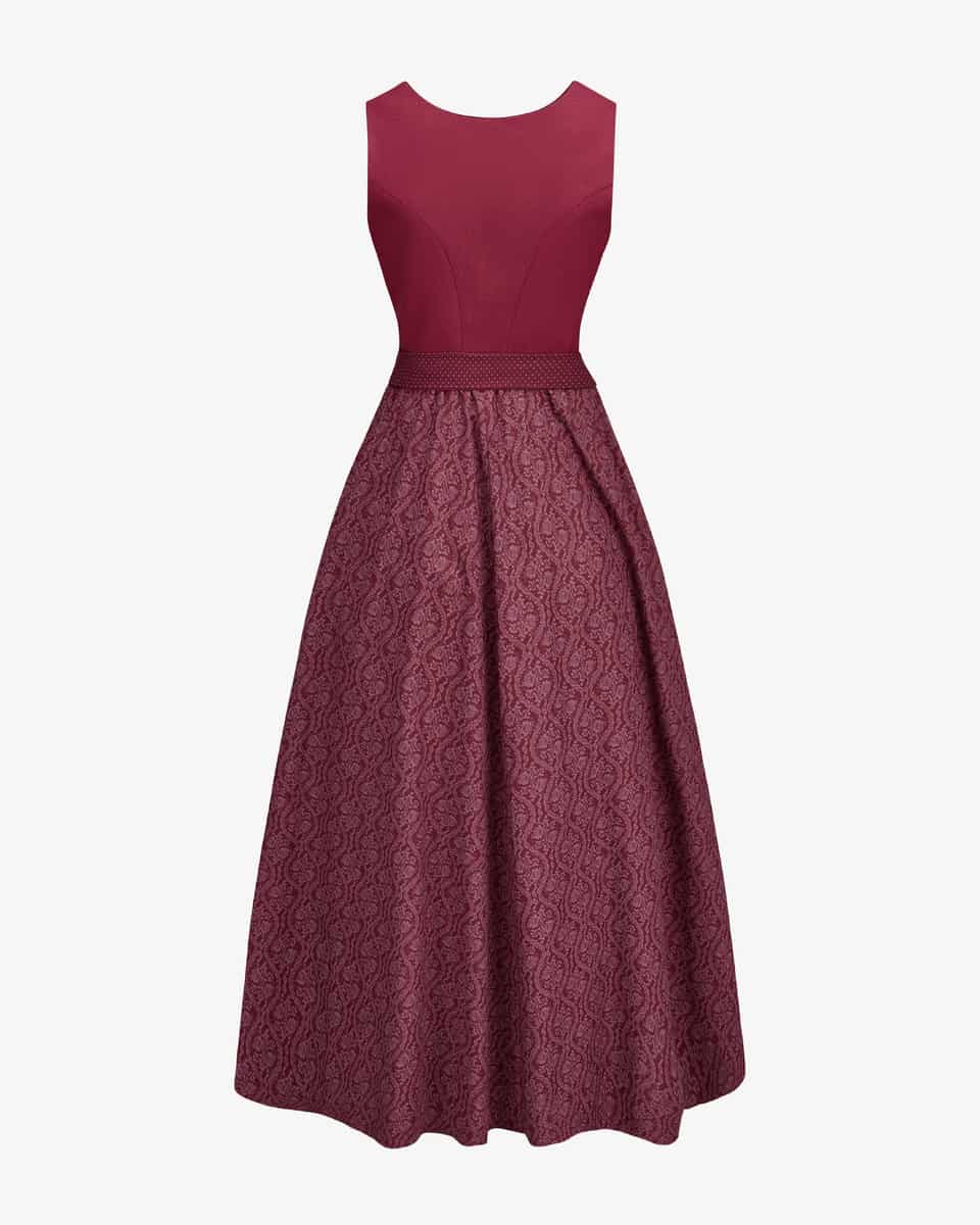 Bild 2 für x LODENFREY Dirndl lang mit Schürze  40