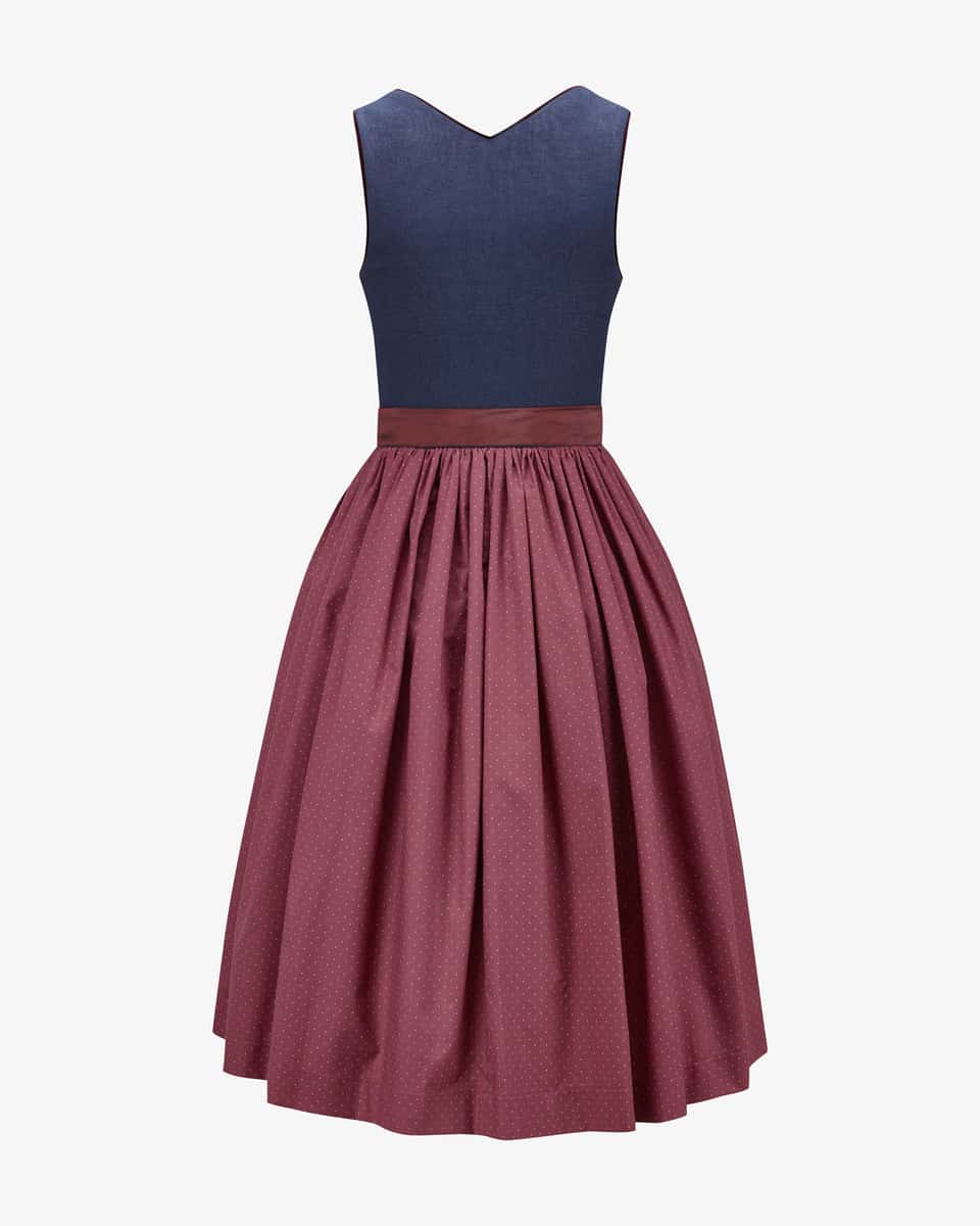 Bild 2 für Marie Midi-Dirndl mit Seidenschürze  36