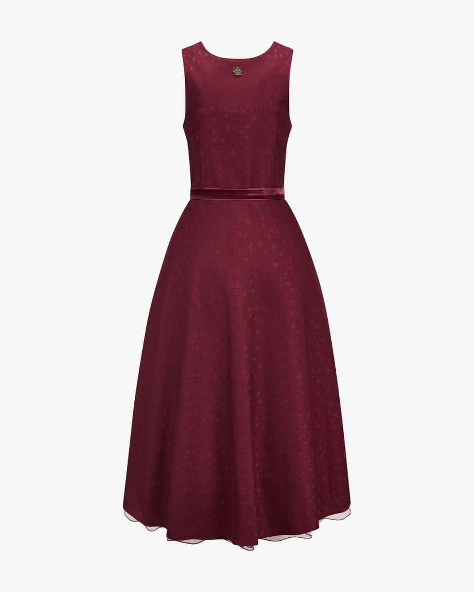 Bild 2 für Amarena Dirndl lang mit Seidensamt-Schürze  42