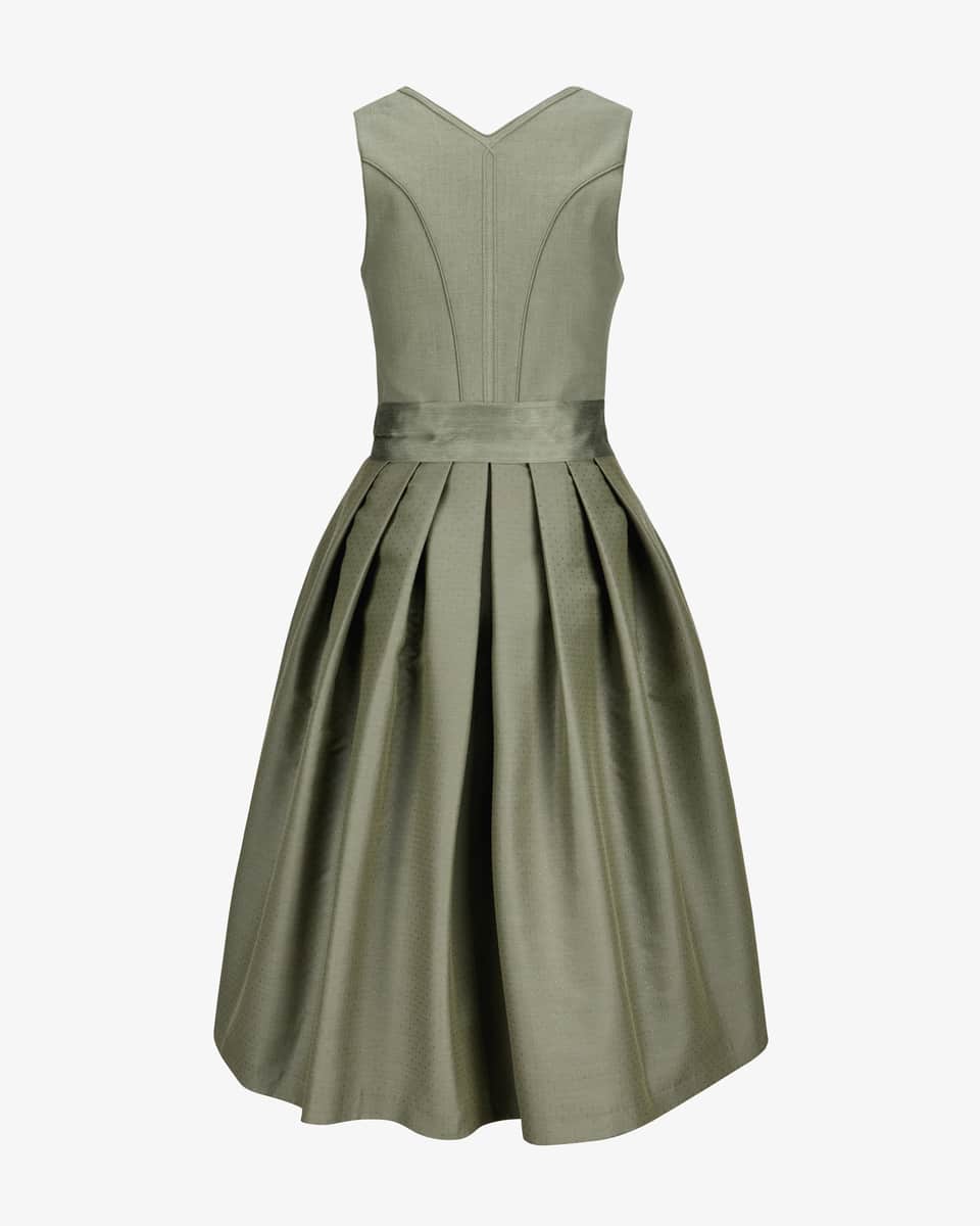 Bild 2 für x LODENFREY Leinendirndl Midi mit Schürze 38