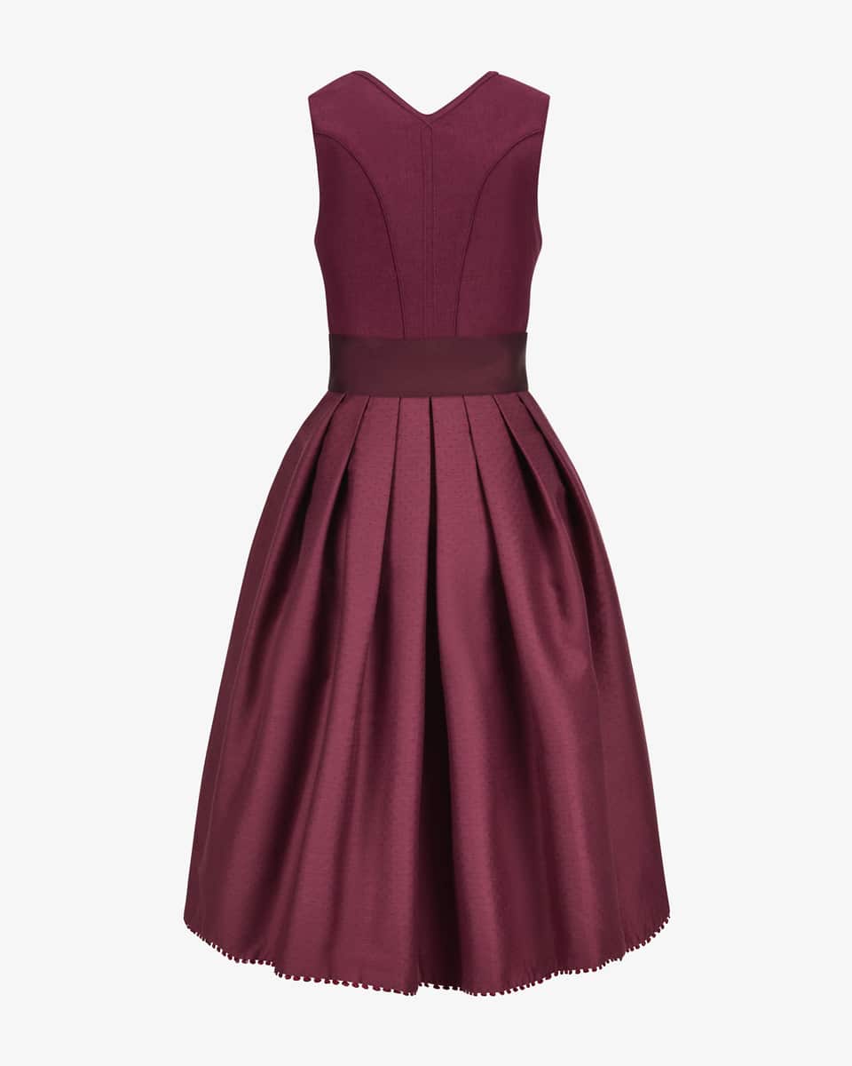 Bild 2 für x LODENFREY Leinendirndl Midi mit Schürze 42