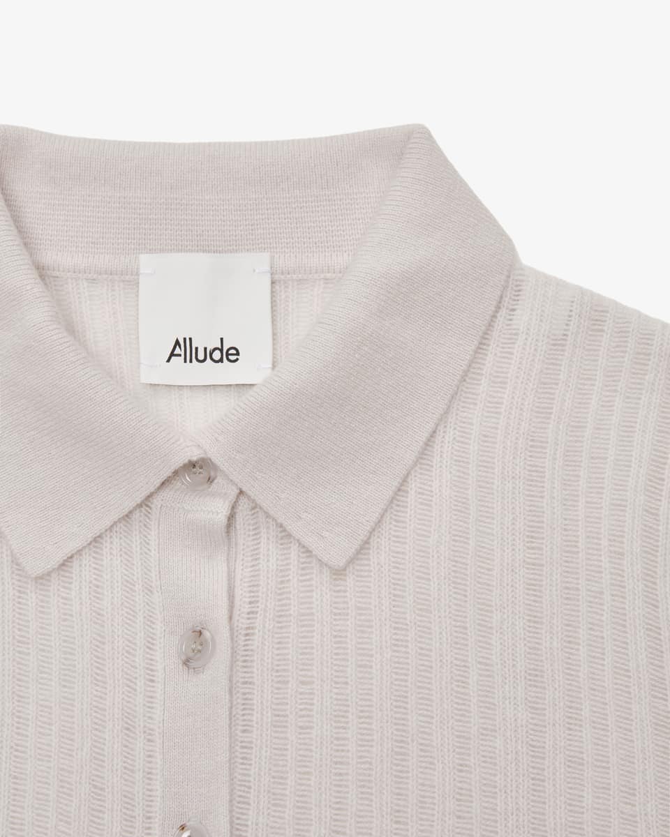 Bild 2 für Strick-Poloshirt aus Cashmere L