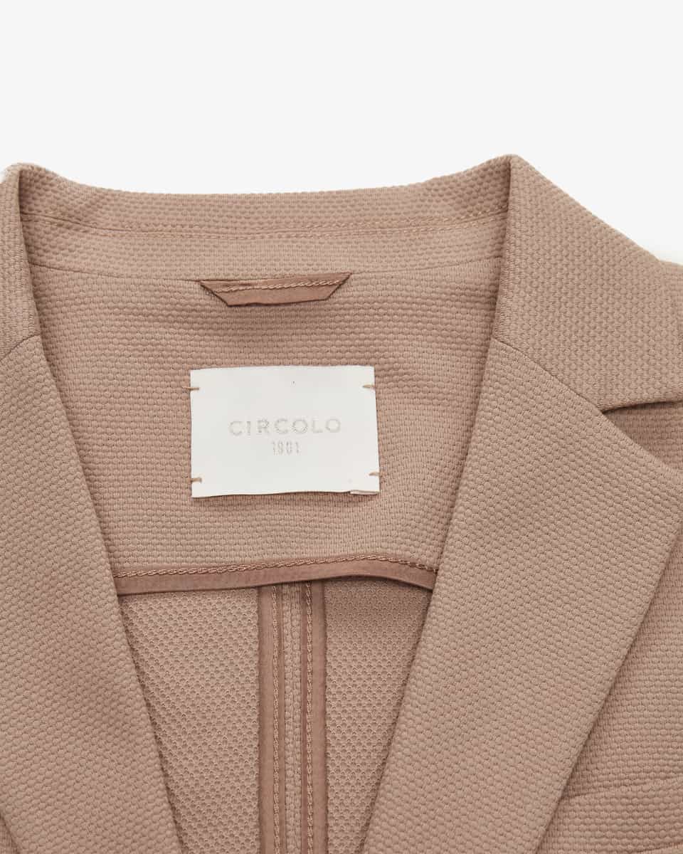 Bild 2 für Strickblazer Slim Fit Oxford aus Baumwolle 40