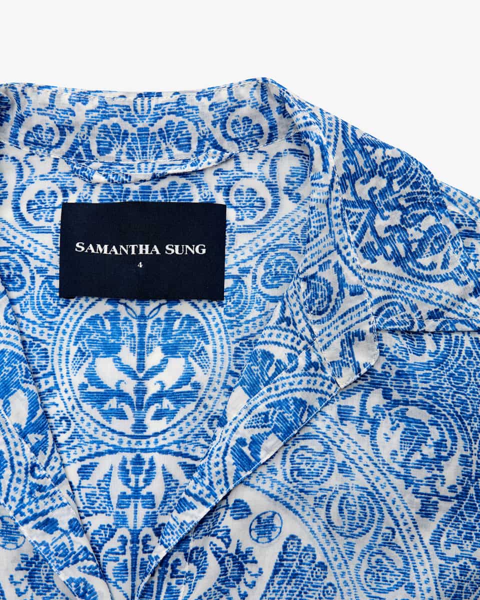 Image 2 for Shirt dress Aster Peacock Toile White  L