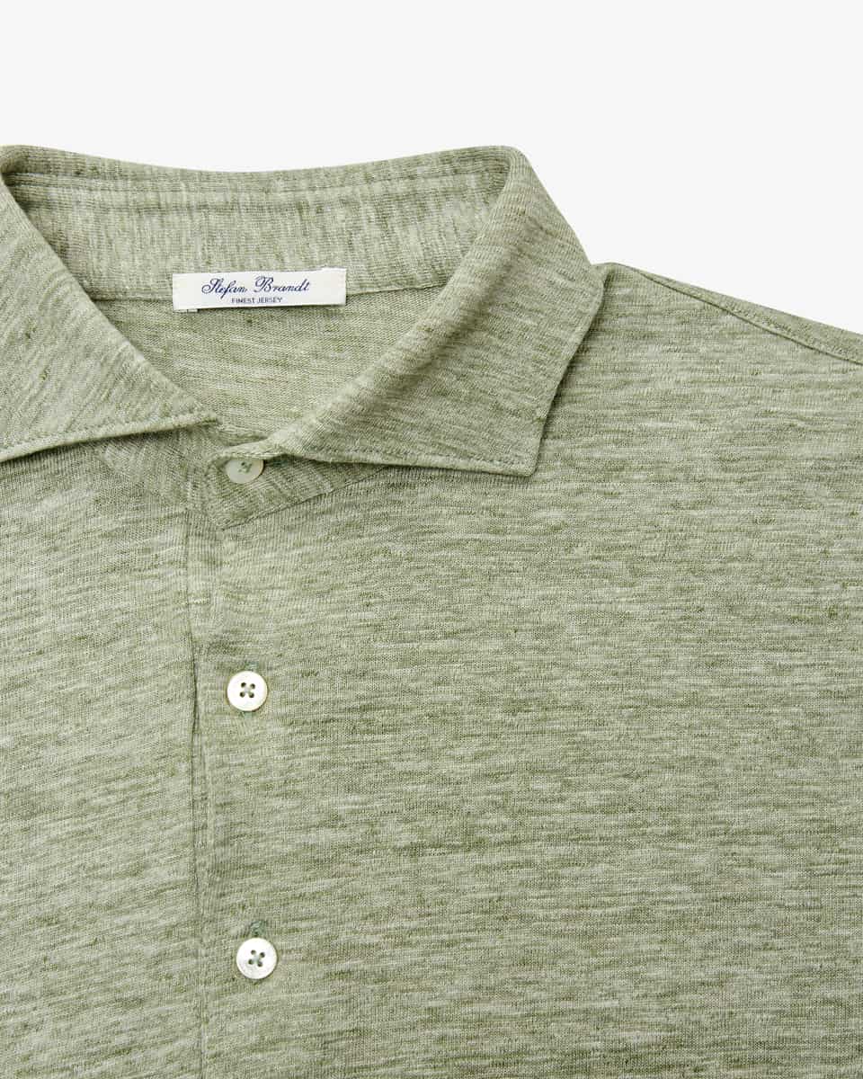 Bild 2 für Poloshirt Laurin aus Leinen  XXXL