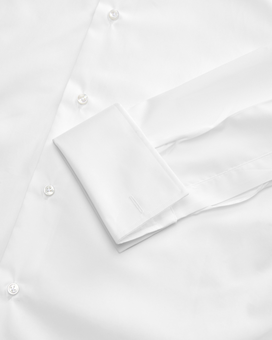Bild 3 für Businesshemd Slim Umschlagmanschette 38