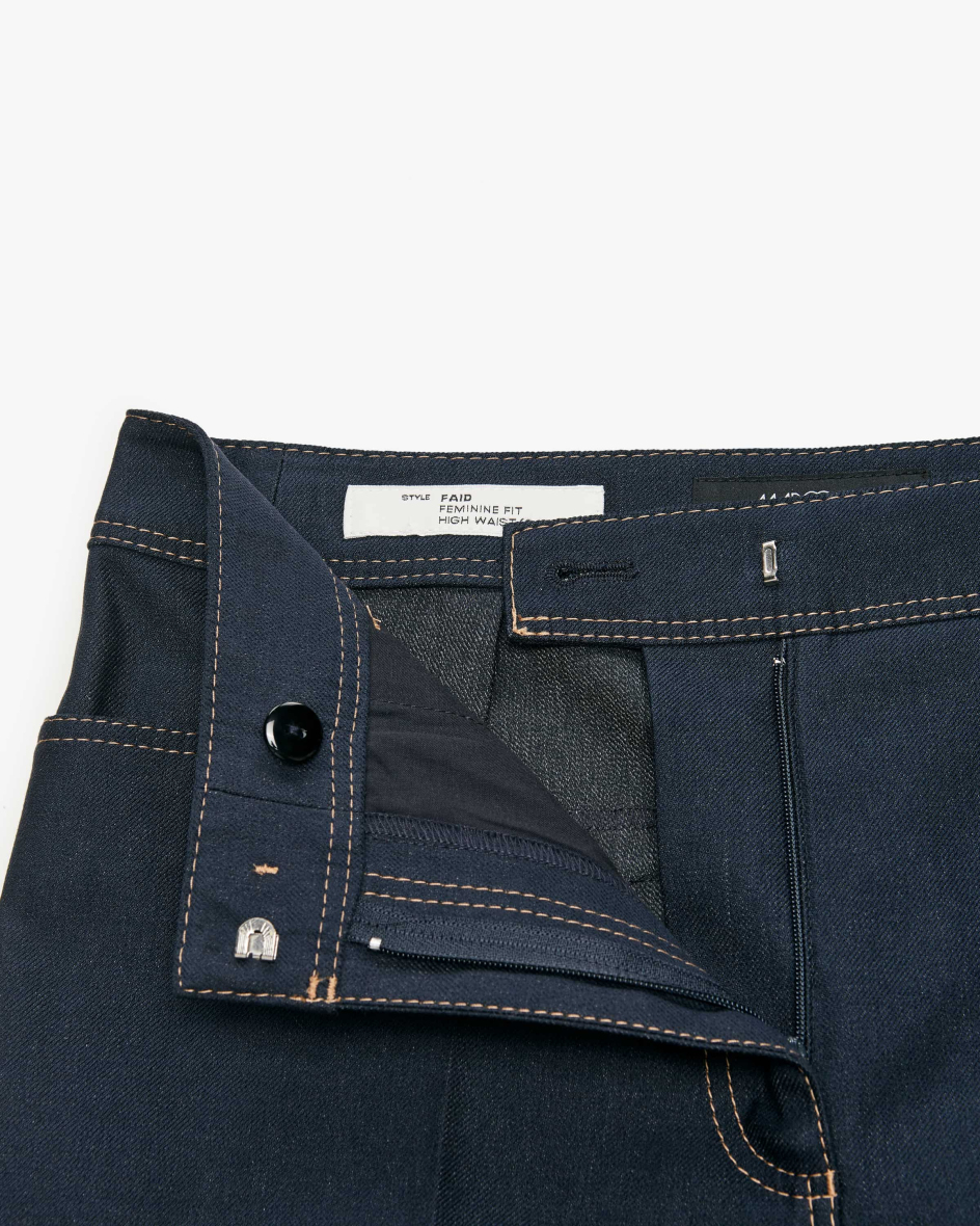 Bild 3 für Faid Hose Feminine Fit High Waist aus Baumwoll-Mix 36