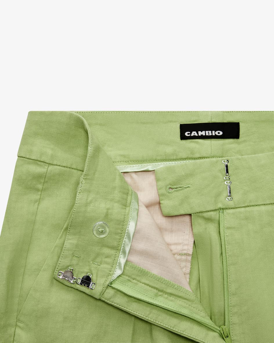 Image 3 for California 7/8 trousers in linen and cotton 34
