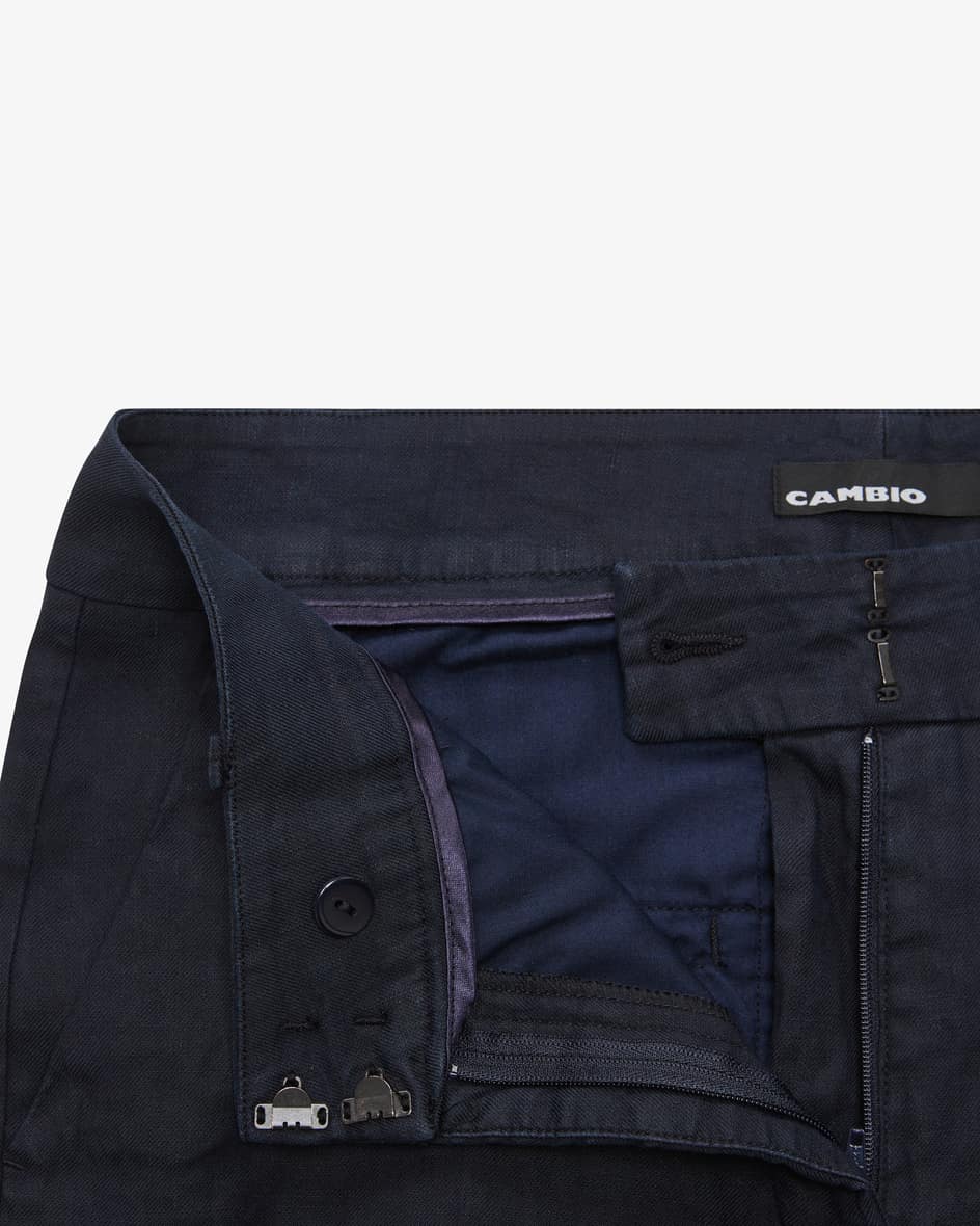 Image 3 for California 7/8 trousers in linen and cotton 38