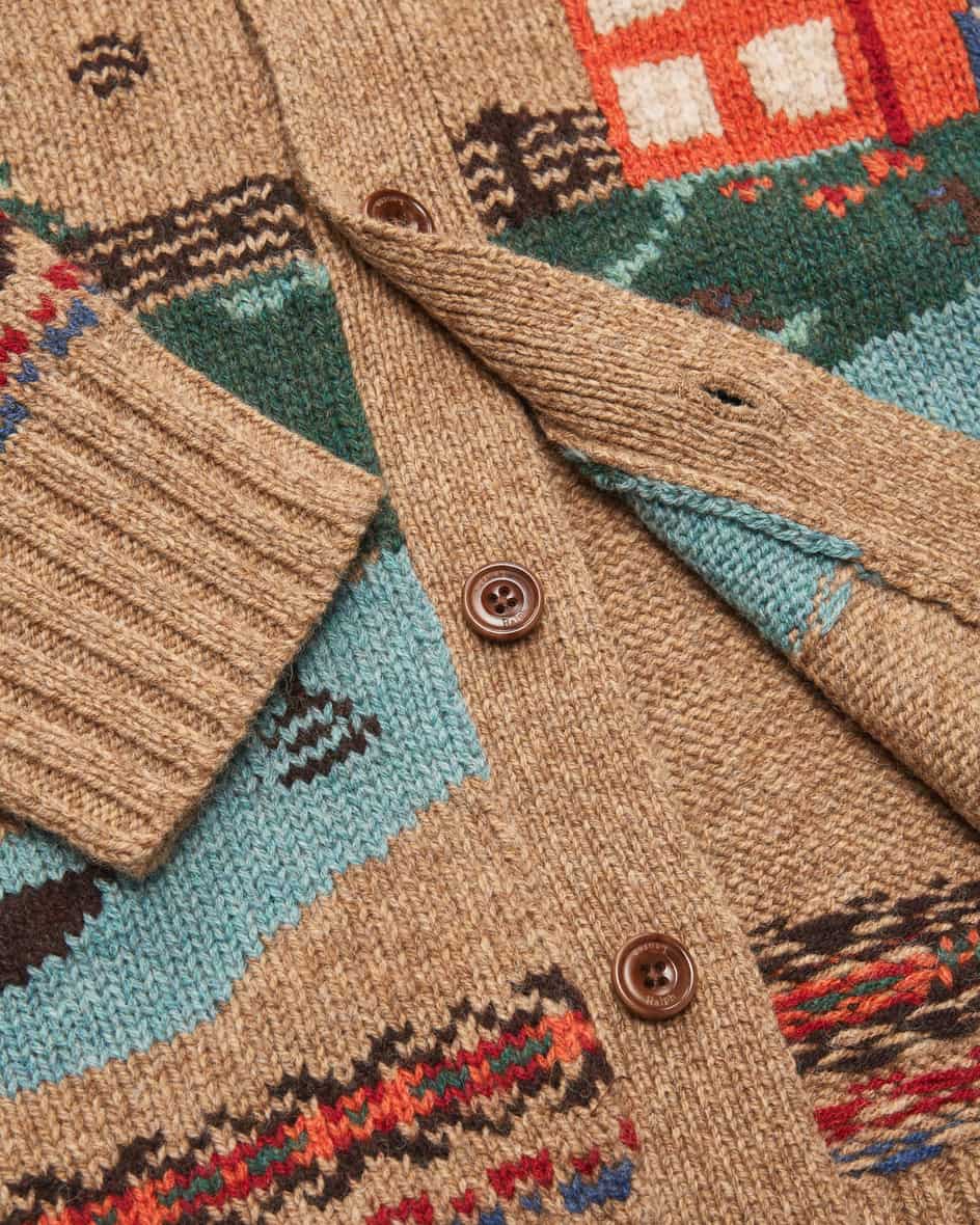 Bild 3 für Strickjacke Relaxed Fit aus Wolle XL