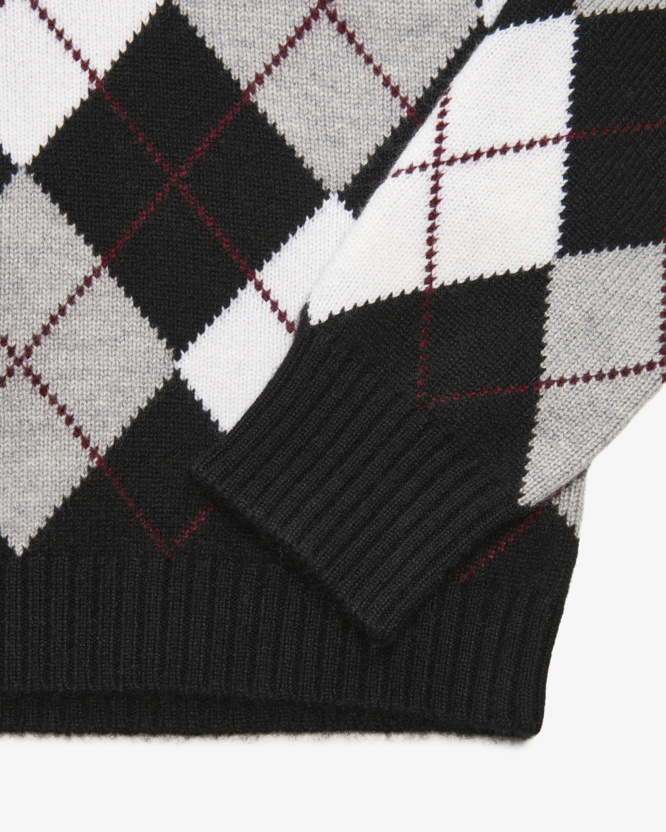 Bild 3 für Pullover Antoni Argyle aus Cashmere M-L
