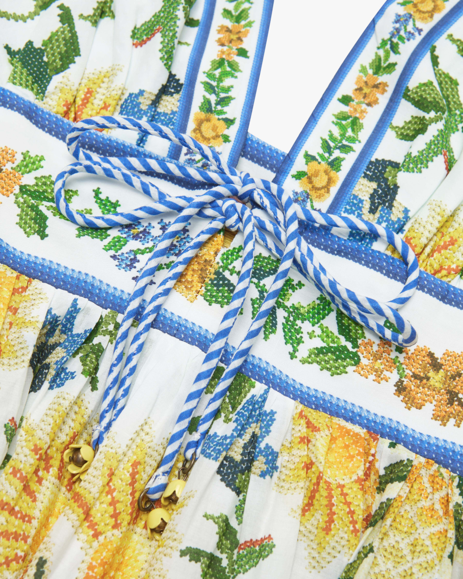 Bild 3 für Kleid Emily Floral Tapestry in Bio-Baumwolle XS