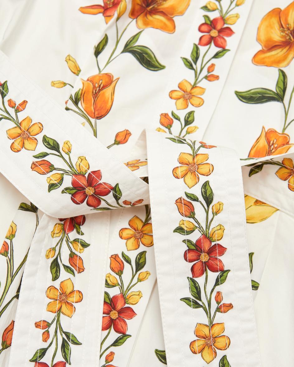 Bild 3 für Minikleid Lemon Bouquet aus Baumwolle XL