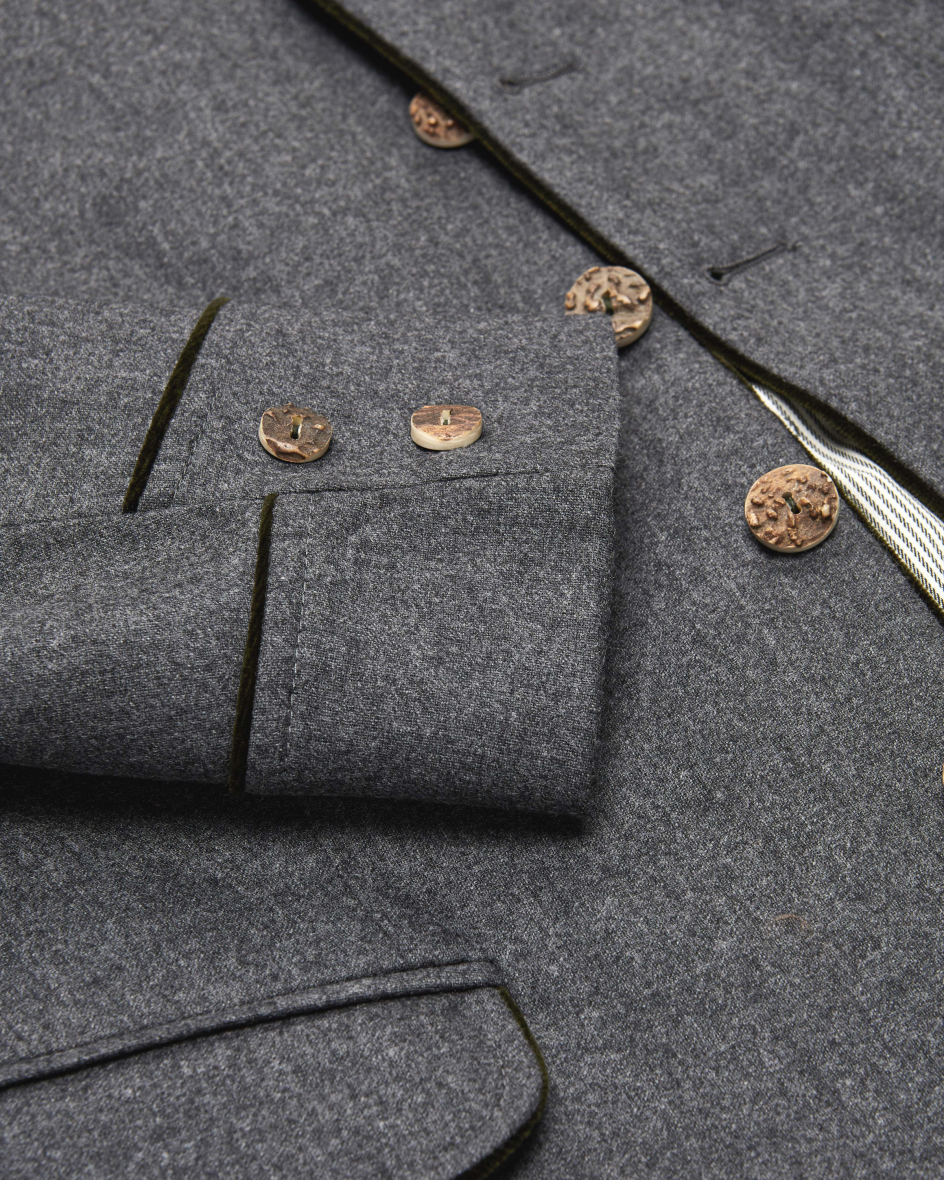 Image 3 for x <x>PHN0b3B3b3JkPg==</x>LODENFREY<x>PC9zdG9wd29yZD4=</x> Trachten-Janker Helmut made of virgin wool and cashmere 44