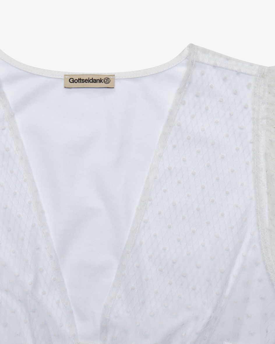 Image 3 for Dirndl blouse Nela transparent  38