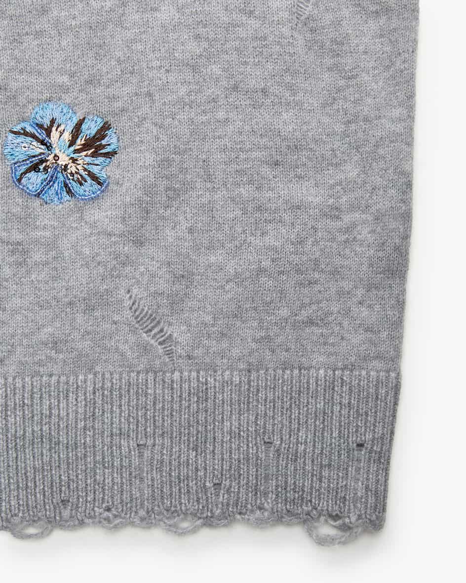 Bild 3 für Strickshirt Blooming Statements aus Schurwolle und Cashmere 42