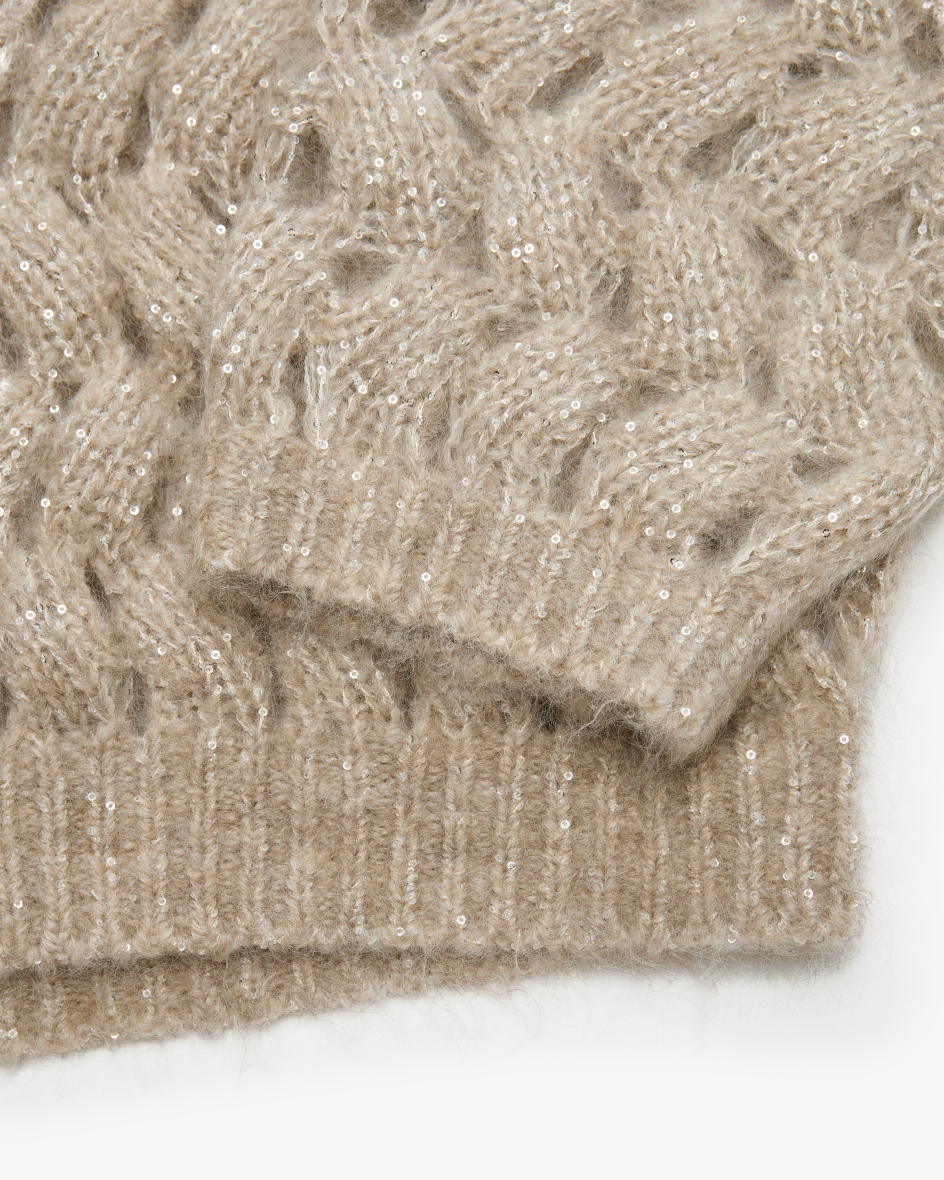 Bild 3 für Pullover aus Mohairwoll-Mix M