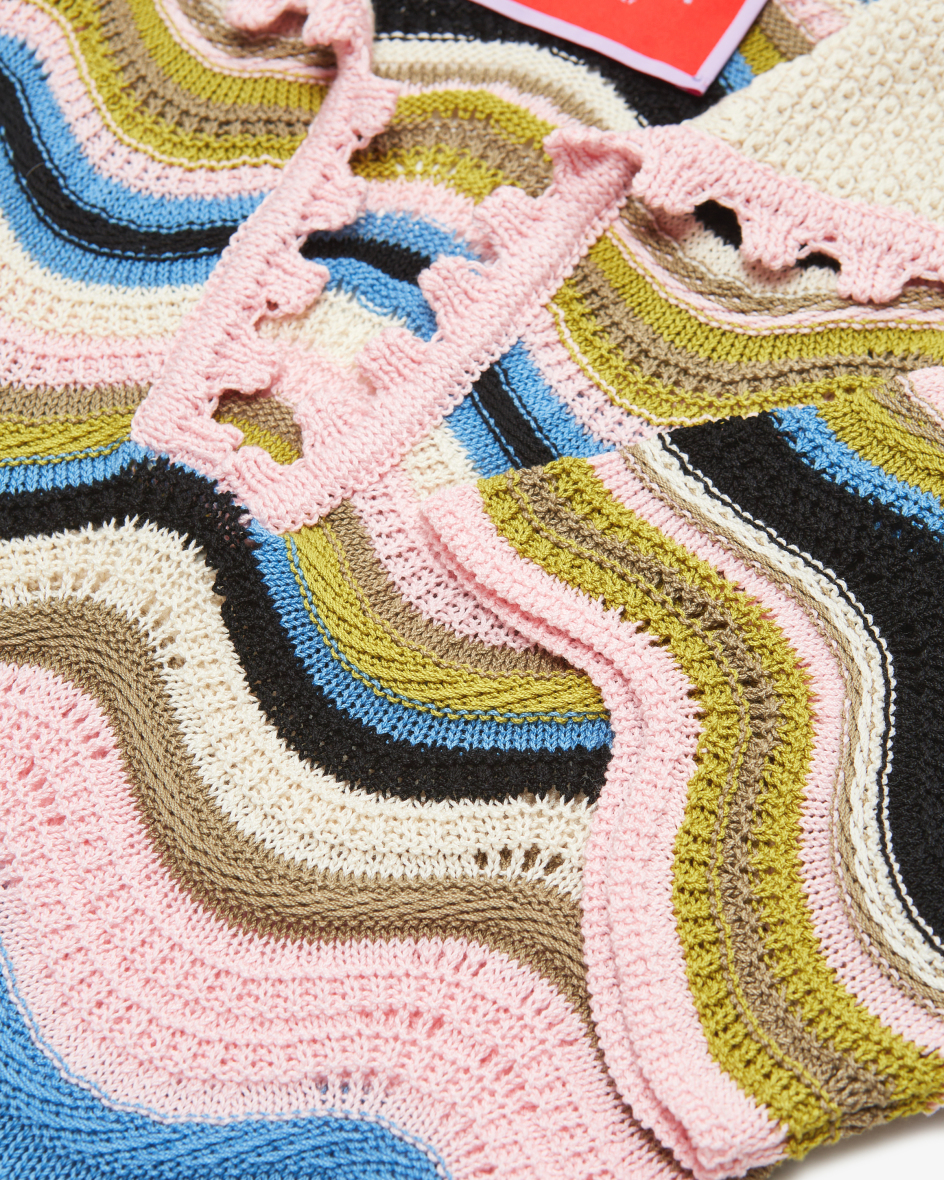 Bild 3 für Strickkleid aus Baumwolle L
