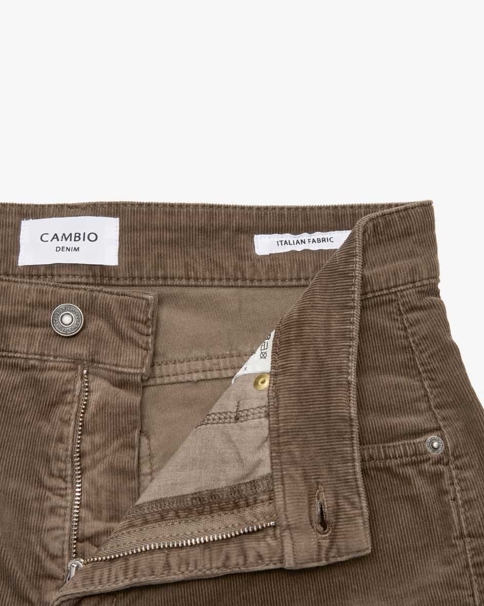 Image 3 for Oria 7/8-length cotton corduroy trousers 36