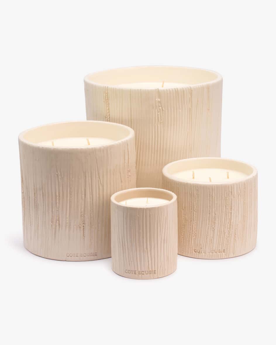 Image 3 for Bougie Ceramique Strièe scented candle  S