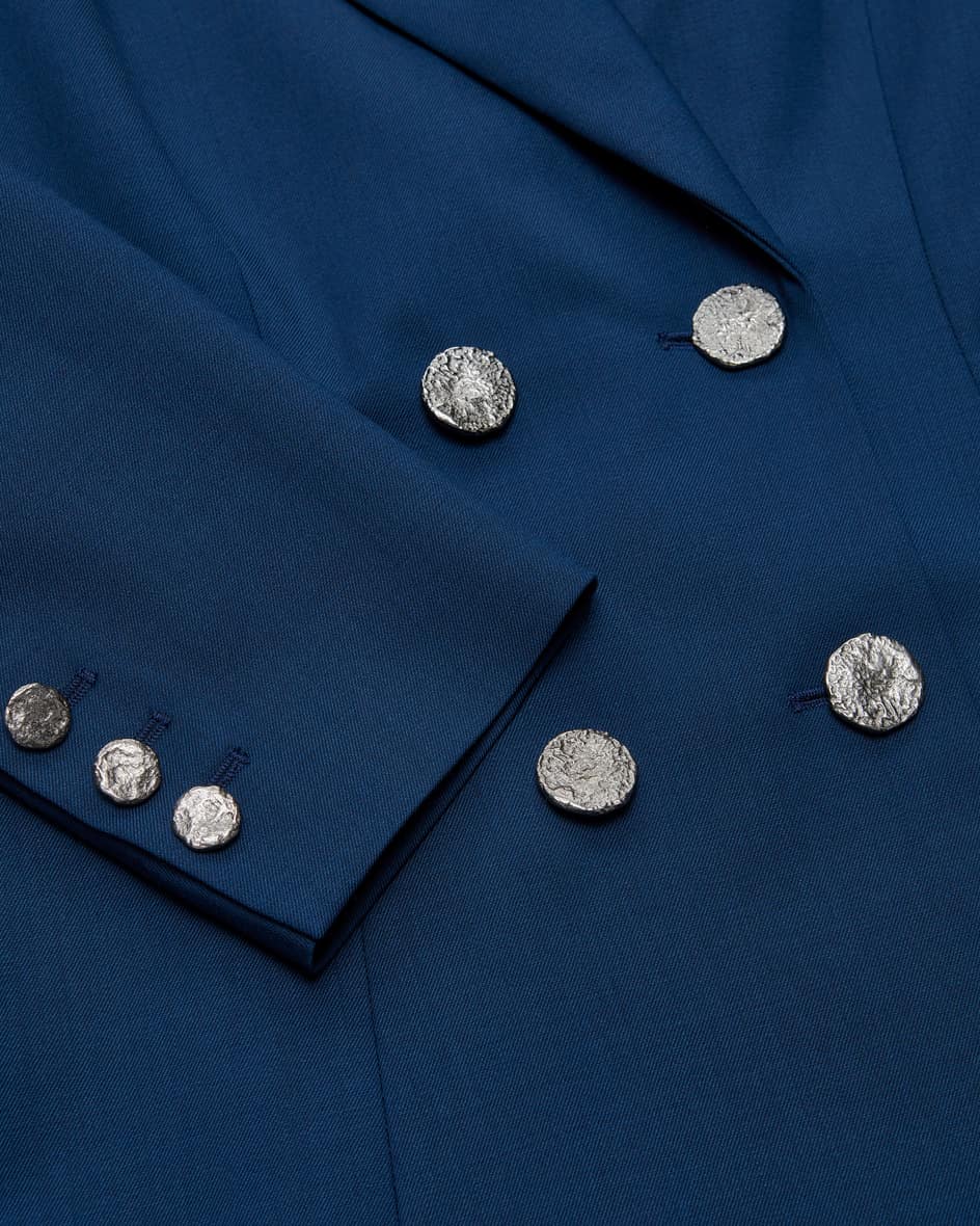 Image 3 for Double-breasted blazer made from virgin wool 36