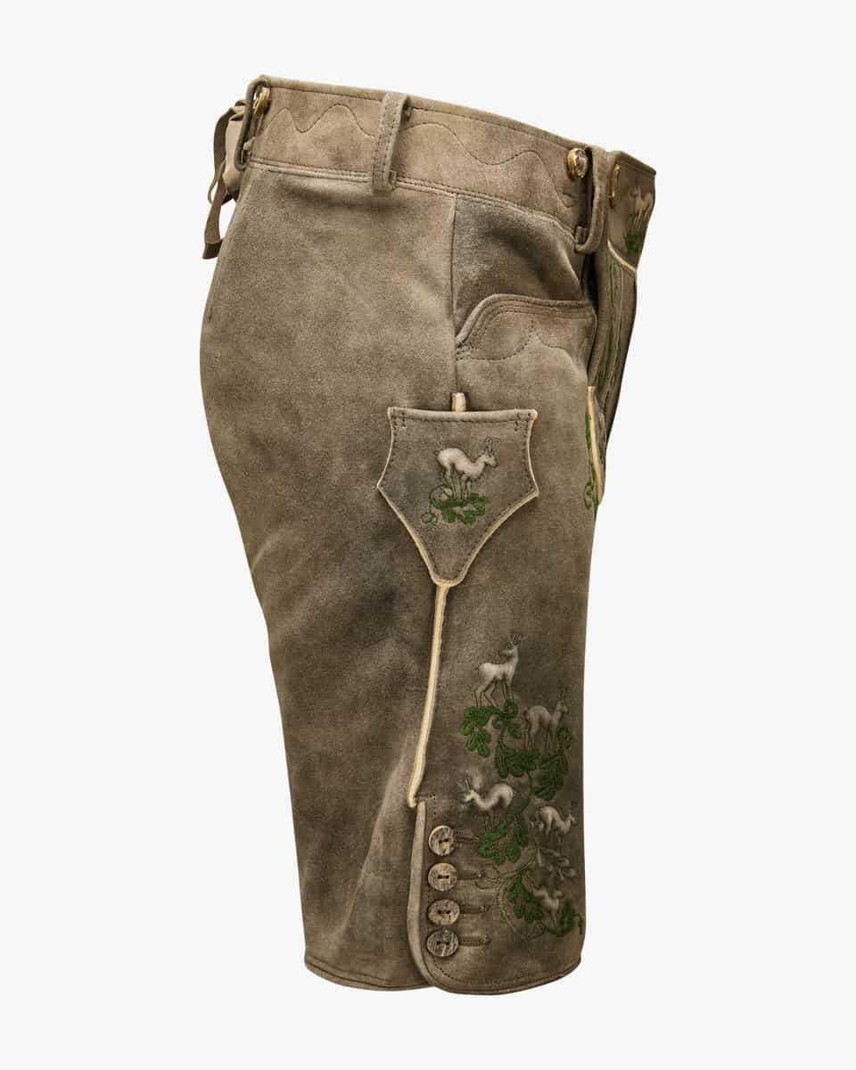 Bild 3 für Gamsrudel Lederhose aus Ziegenleder 94