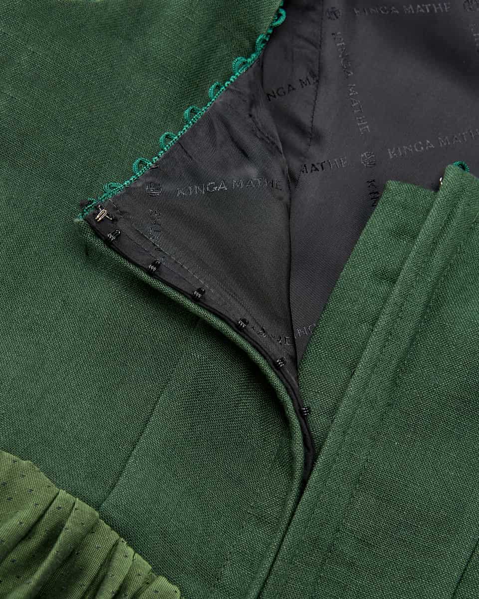 Image 3 for Munich midi dirndl with silk apron 38