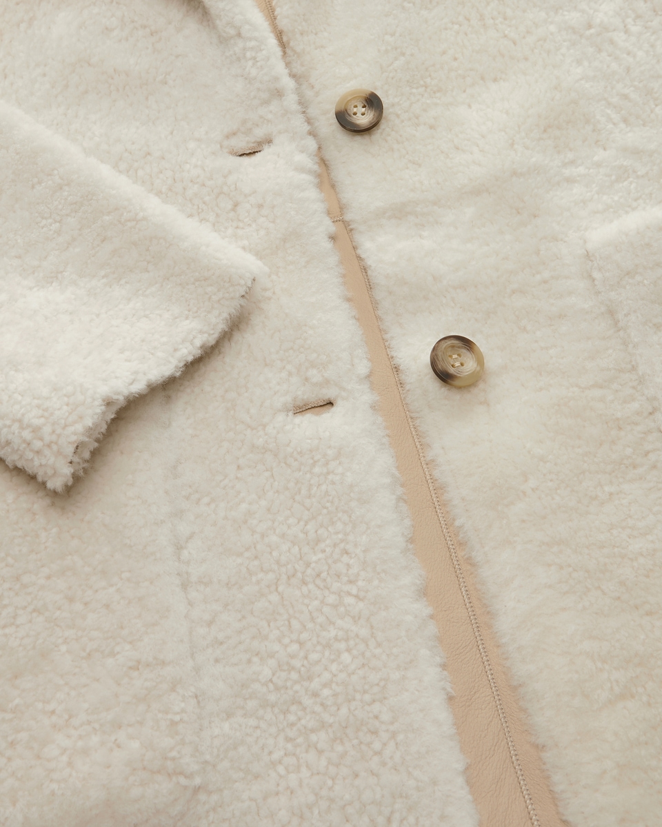 Image 3 for Luceram reversible lambskin coat  