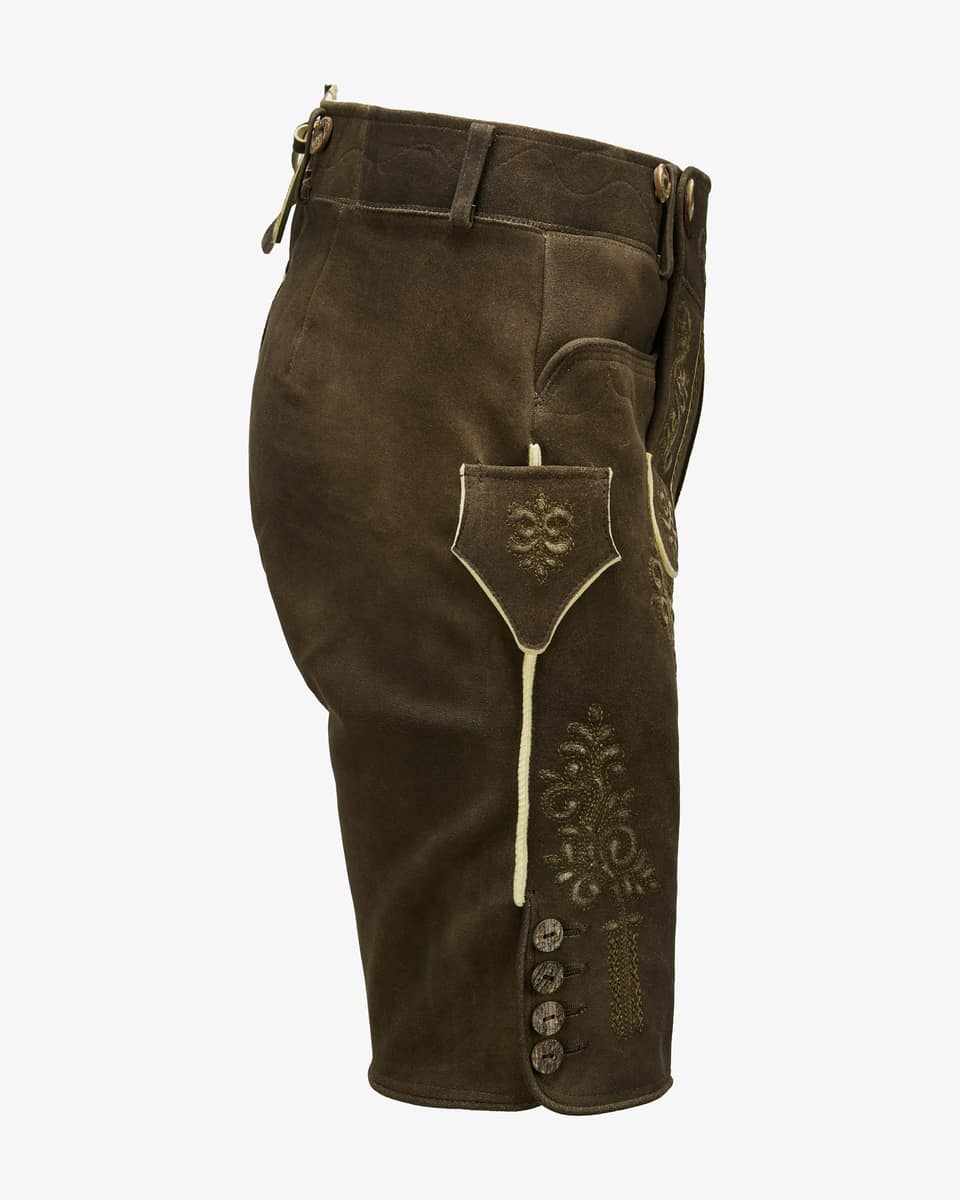 Bild 3 für Weitenfels Lederhose aus sämisch gegerbtem Ziegenleder 48