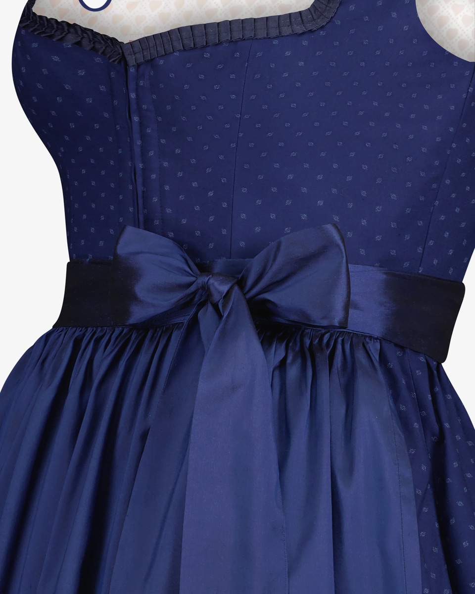 Bild 3 für x LODENFREY Midi-Dirndl mit Seidenschürze  