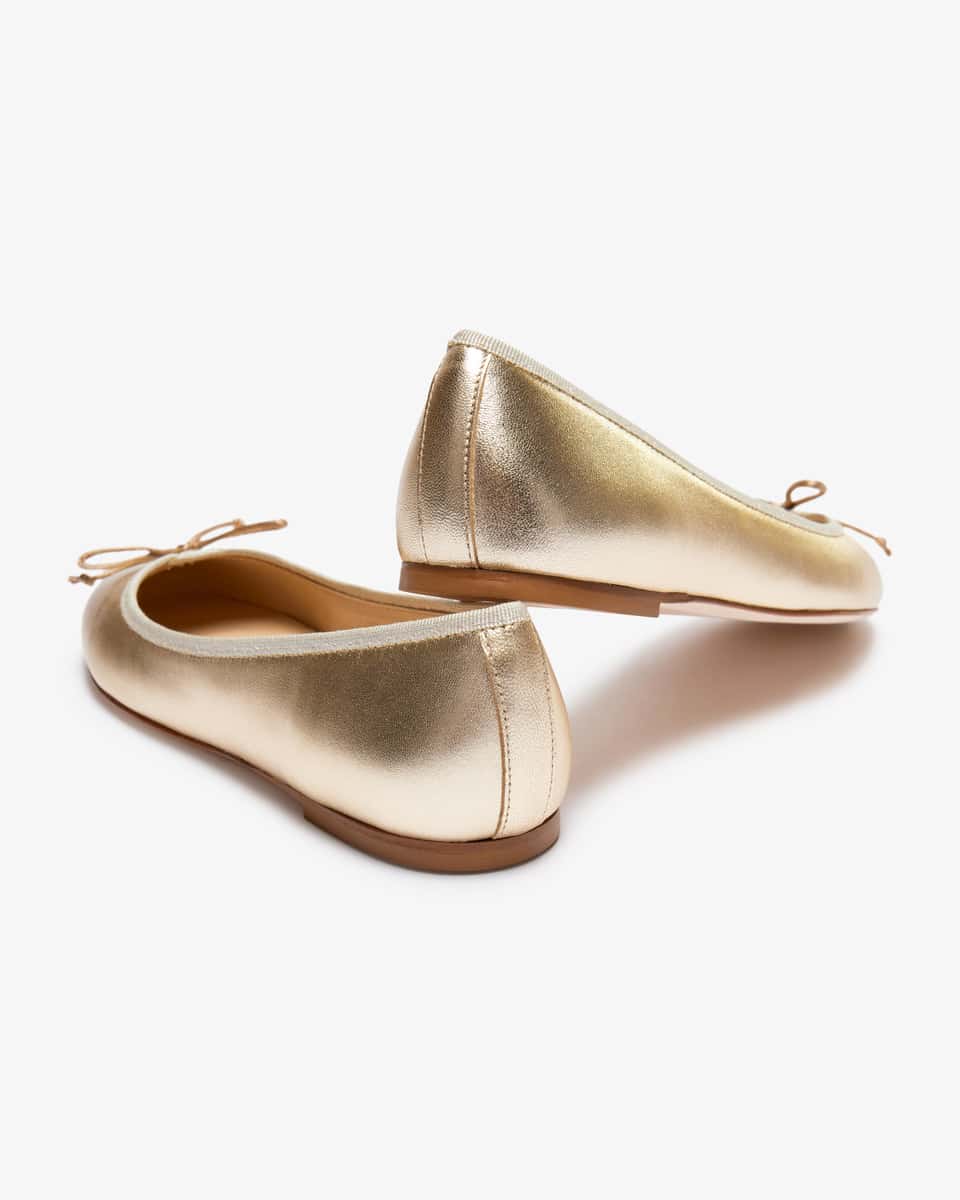 Bild 3 für Pirlo Metallic Ballerinas  38